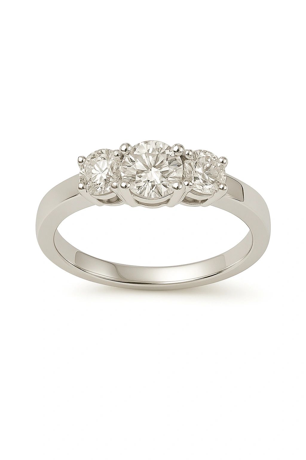 Natural diamond engagement rings